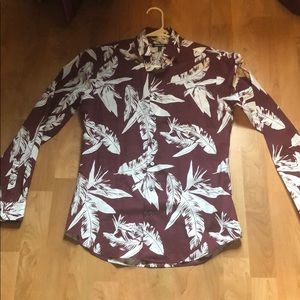 Express slim dress button down